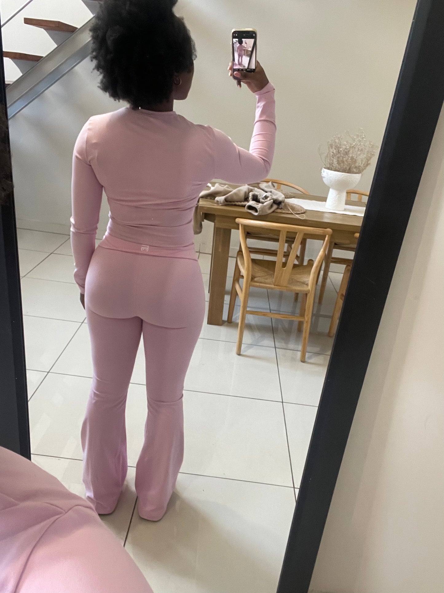 PINK SUGAR Flared Leggings