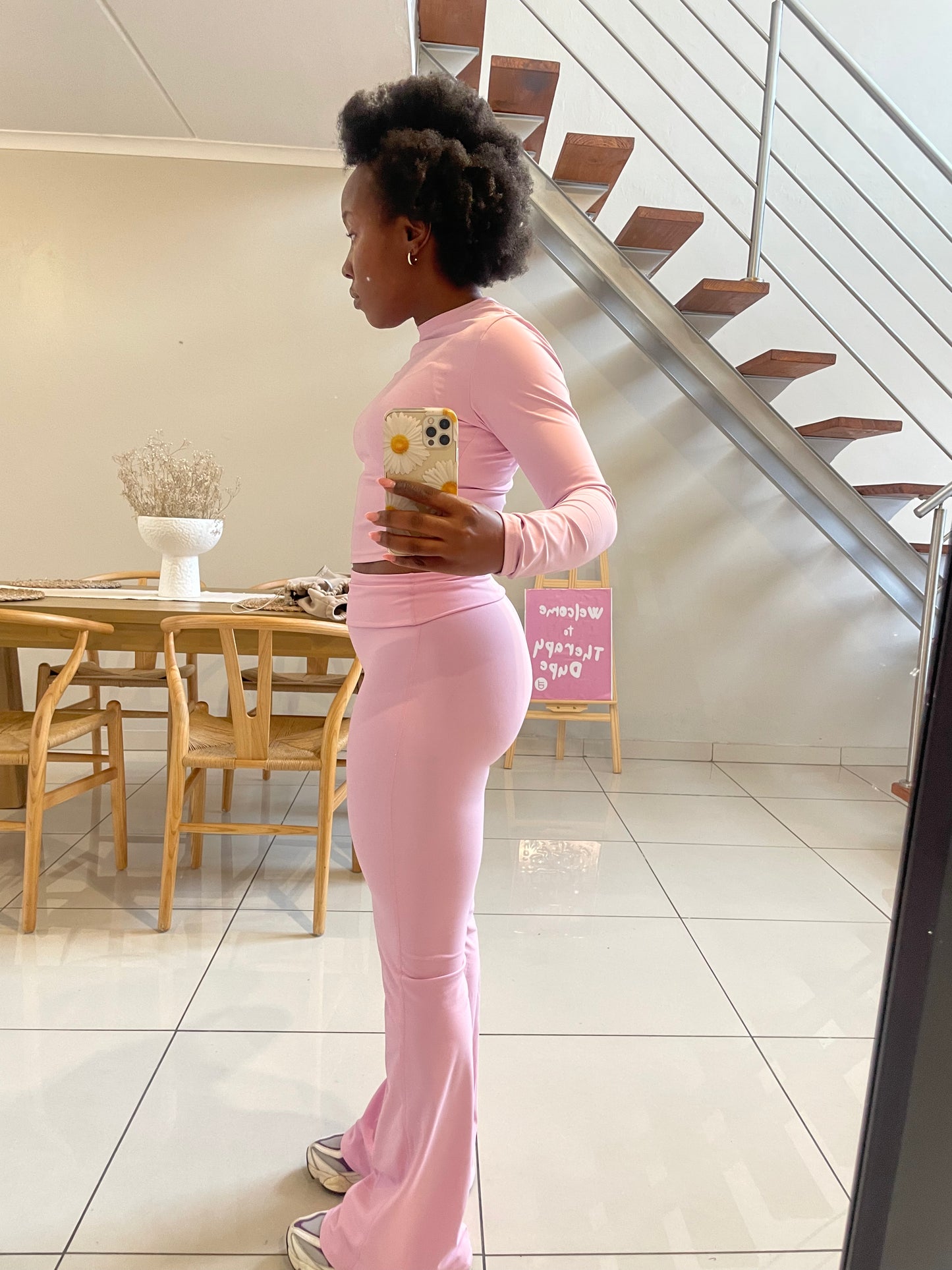 PINK SUGAR Flared Leggings